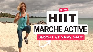 HIIT DEBUTANT  10 MINUTES pour améliorer son cardio avec la marche active [upl. by Victory]