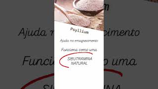 Psyllium a sibutramina natural para emagrecer emagrecimento sibutramina dieta verão [upl. by Llertnad]