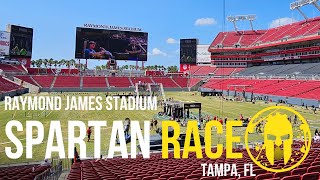 Spartan Race Raymond James Stadium 2023 [upl. by Ahsiekal]