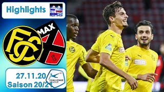 Highlights FC Schaffhausen vs FCS Neuchatel Xamax 27112020 [upl. by Ackerman710]