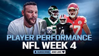 NFL Player Performance Week 4 with JA Cavalier [upl. by Trueman]