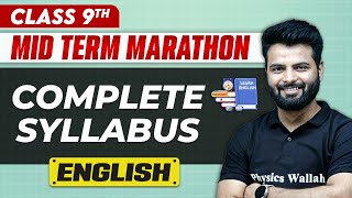 Complete CBSE English  Class 9th  MID Term in One Shot  Marathon Series 🔥 [upl. by Adnale]