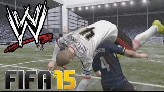 FIFA 15 Fails  With WWE Commentary 4 [upl. by Odnomor]