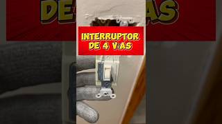 Interruptor de 4 vías 4ways interruptores [upl. by Notlrahc]