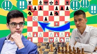 Master Chess Game  16 By Nodirbek Abdusattorov vs Anish Giri [upl. by Queridas]