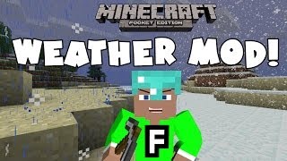 Weather MOD Minecraft Pocket Edition  Mod showcase 081 [upl. by Ajuna]