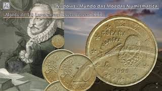 Moeda de 10 Euro Cent do ano 1999  España Espanha [upl. by Rosamond]