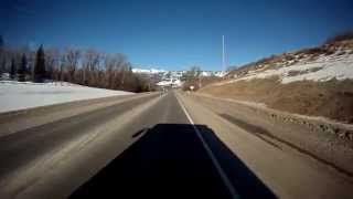 Driving through Jackson Hole to Teton Village Jackson Hole Mountain Resort 2012 [upl. by Horace431]