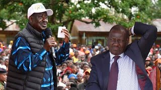 RUTO HUU MWAKA NDIO UTAJUA MIMI SIO MAMA YAKOquotFEARLESS RAILA ODINGA TERRIFIES TO RUTO IN KAKAMEGA [upl. by Erickson]