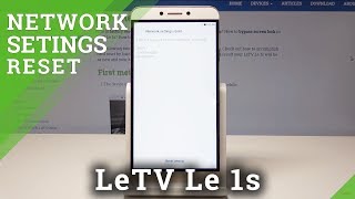 How to Reset Network Settings in LeTV Le 1s  Restore Default Network Settings [upl. by Og420]