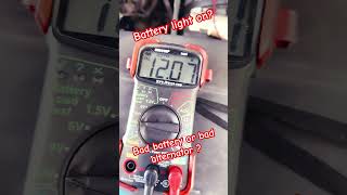 How to check if you have a bad alternator or bad battery hondapilot honda [upl. by Mathi772]