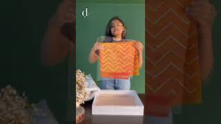 Unboxing ✨Designer unstitched lehenga set 💖Get wedding perfect lehenga sets from Doeraa [upl. by Geraud]