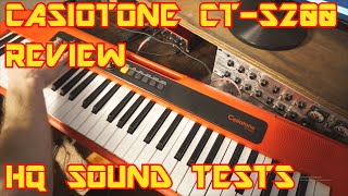 Casiotone CTS200 Keyboard Review [upl. by Anialad480]