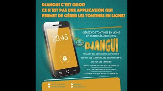 Djangui est application de gestion des tontines en ligne [upl. by Mallory299]