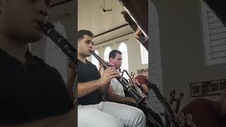 Corne Inglês e Clarinete tocando o hino 215  CCB [upl. by Deborah]