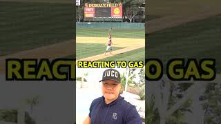 COLLEGE OUTFIELDER THROWING GAS [upl. by Meeker]