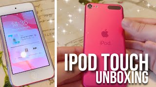 Unboxing iPod 7th generation pink 32GB in 2024  Setup  Camera Test [upl. by Eessac]