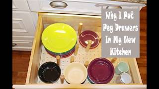 Kitchen Organization HacksPeg Drawers  Better Kitchen Organization and Kitchen Trends [upl. by Esau]