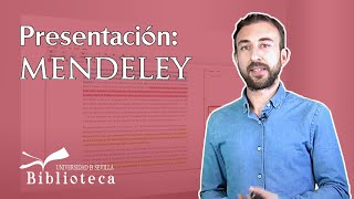 Mendeley Presentación [upl. by Maffei2]