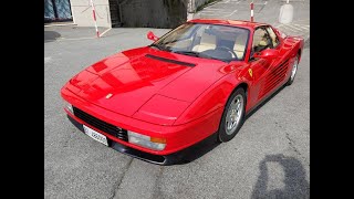 Ferrari Testarossa unico proprietario targa oro ASI [upl. by Dalli]