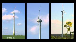 Enercon wind energy turbines in action [upl. by Pressey361]