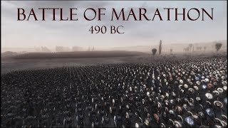 BATTLE OF MARATHON l 490 BC l Athenian Hoplites Against Persian Army l Total War Cinematic [upl. by Obeded]