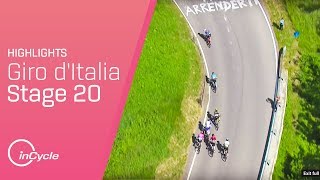 Giro d’Italia 2019  Stage 20 Highlights  inCycle [upl. by Cheria736]