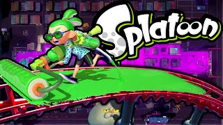 Splatoon Wii U Splatfest LIVE Roller Coasters VS Water Slides Octobrush Online Stream Gameplay [upl. by Verla193]