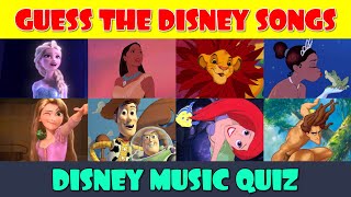 Guess the 40 Disney Songs Music Quiz [upl. by Anehsuc]