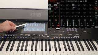 Korg Pa5x Микшер  типы эффектов  детальный обзор [upl. by Truman]