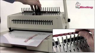 TamericaTashin 210PB Plastic Comb Binding Machine  T210PB [upl. by Ennirac483]