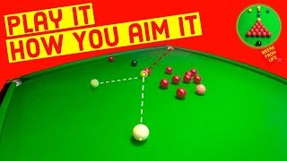 Snooker How To Aim Basic [upl. by Etrem]