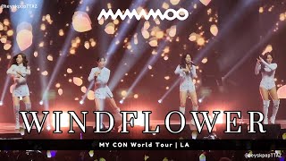 MAMAMOO  Windflower  230604 마마무 MY CON WORLD TOUR  LA FANCAM 4K HDR [upl. by Lilithe296]