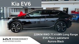 Elektryczna przyjemność z jazdy Kia EV6 229KM RWD 774 kWh EV6 Plus w kolorze Aurora Black [upl. by Jammie]