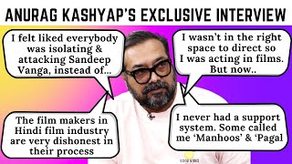 Anurag Kashyap on Sandeep Reddy Vanga Dishonest filmmakers FIGHT with Abhay Deol Depression [upl. by Curson981]