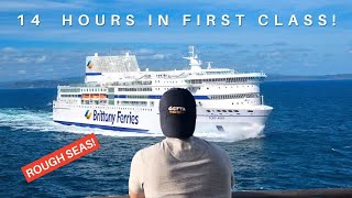 Most Expensive Cabin on Overnight Cruise Ferry  Ireland to France  14 hour Travel Vlog [upl. by Aninat]