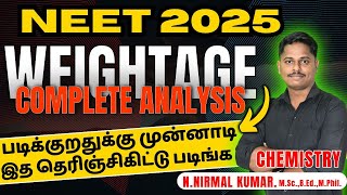 Chapter wise weightage NEET Chemistry  NEET 2025  weightage neetscam2024 reneet2024 mbbs [upl. by Lancelot99]