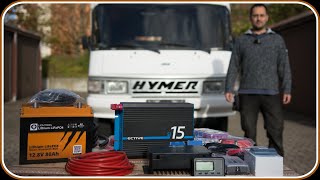 12V  230V Technik im Wohnmobil erneuert 🔌🔋 🚐  LiFePo Wechselrichter Ladebooster [upl. by Johnny240]