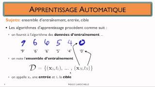 Apprentissage automatique 12  Concepts fondamentaux  notation et nomenclature [upl. by Atteynot]