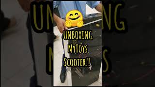 Unboxing  MyToys Scooter 45kmh with 3 Speed acceleration [upl. by Eilram]