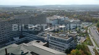 Städtisches Klinikum Fulda  Stockfootage Luftaufnahmen Aerial 4K [upl. by Constanta]