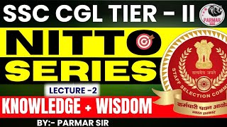 NITTO FOR SSC CGLCHSL TIER 2  LECTURE 2  PARMAR SSC [upl. by Katy7]