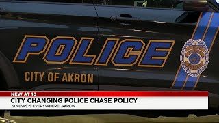 Akron police will no longer allow officers to chase cars for minor equipment violations [upl. by Emilio817]