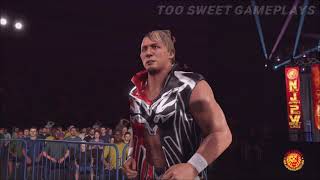 WWE 2K22 Hiroshi Tanahashi Entrance Signatures Finishers amp Victory Motion [upl. by Remo]