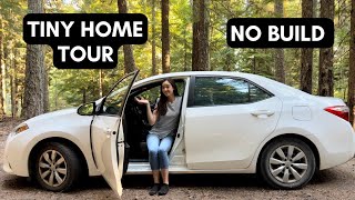 Car Home TOUR Living in my 2016 Toyota Corolla [upl. by Eve]