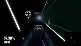 Beat Saber 1000pp Speedrun 105 WR maybe [upl. by Losse]