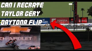 CAN I RECREATE Taylor grey’s DAYTONA 2024 FLIP IN NR2003 nascar nr2003 daytona recreation car [upl. by Inajar]