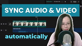 How to Sync Audio with Video Automatically  Easy amp Fast StepbyStep Tutorial  Capcut PC [upl. by Arri571]