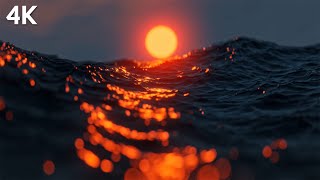 4K SlowMo Ocean  Relaxing Live Wallpaper  1 Hour Screensaver  Infinite Loop  Wallpaper Engine [upl. by Mathre582]