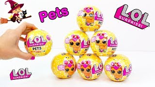 7 Huevos Sorpresas de Mascotas LOL Pets [upl. by Orsino]